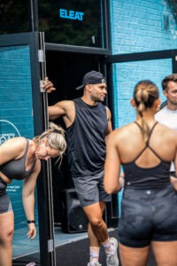 Athlete having their headshot taken by professional sports photographer Louis Burgess | Sports photography by North London Photographer Louis Burgess