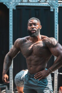 Athlete having their headshot taken by professional sports photographer Louis Burgess | Sports photography by North London Photographer Louis Burgess